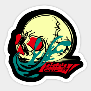 skull dead covid-19 Sticker